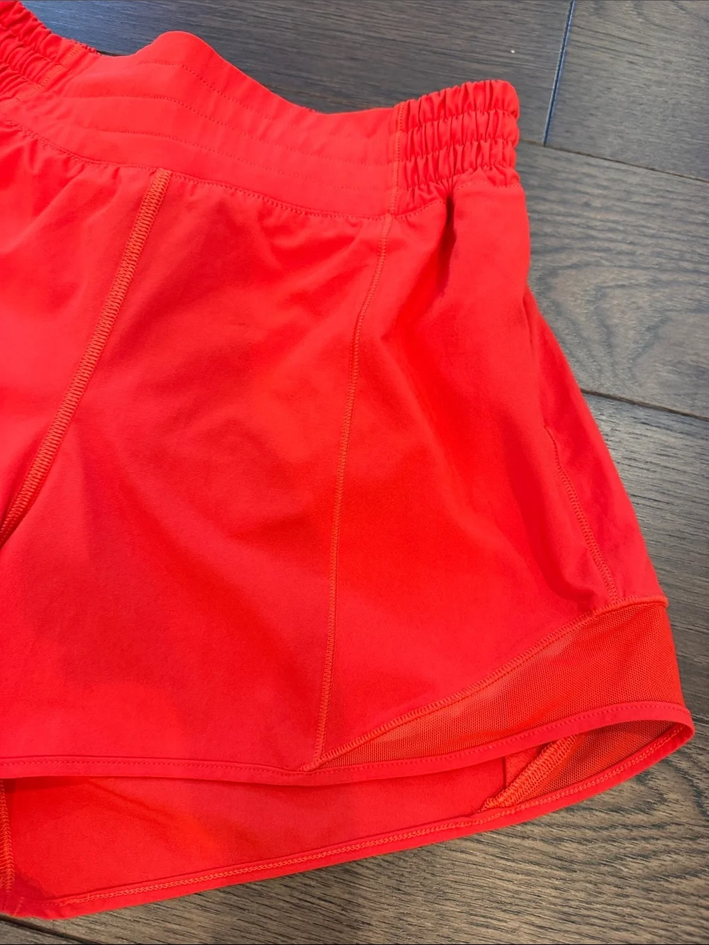 Lululemon Hotty Hot High Rise Lined Shorts 4” Lit Orange Size 4 - P22